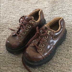 Vintage L.e.i brown leather shoes